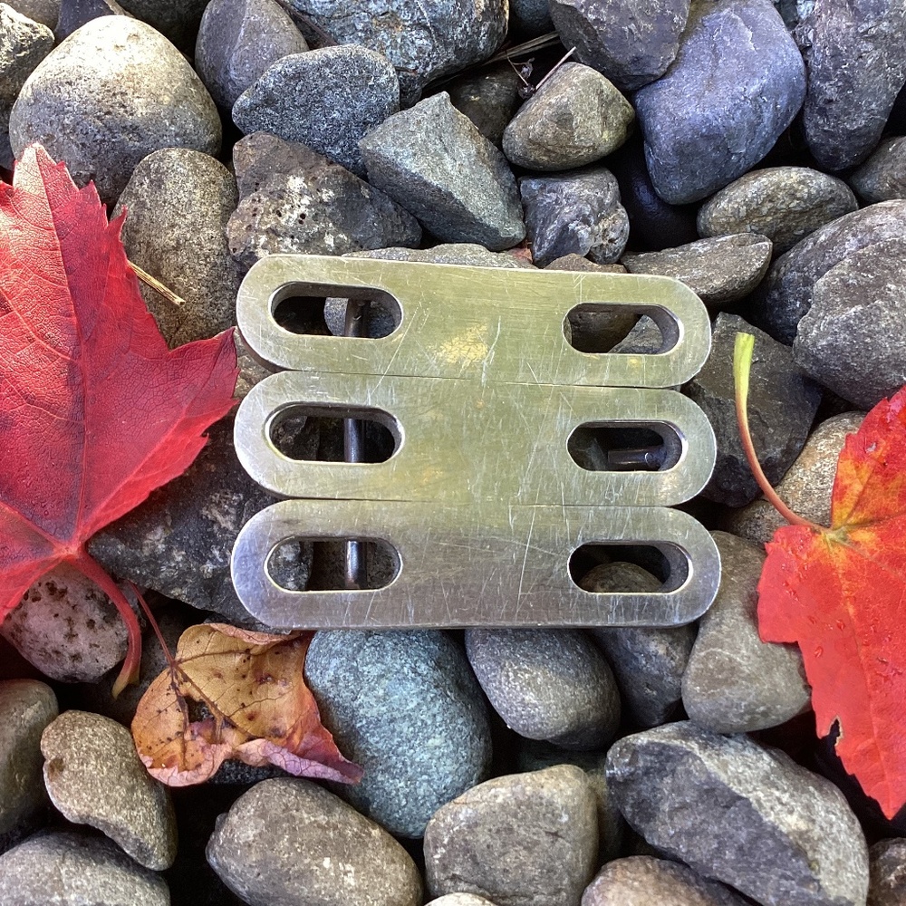 Thick Masculine Handmade Metal Design Belt Buckle